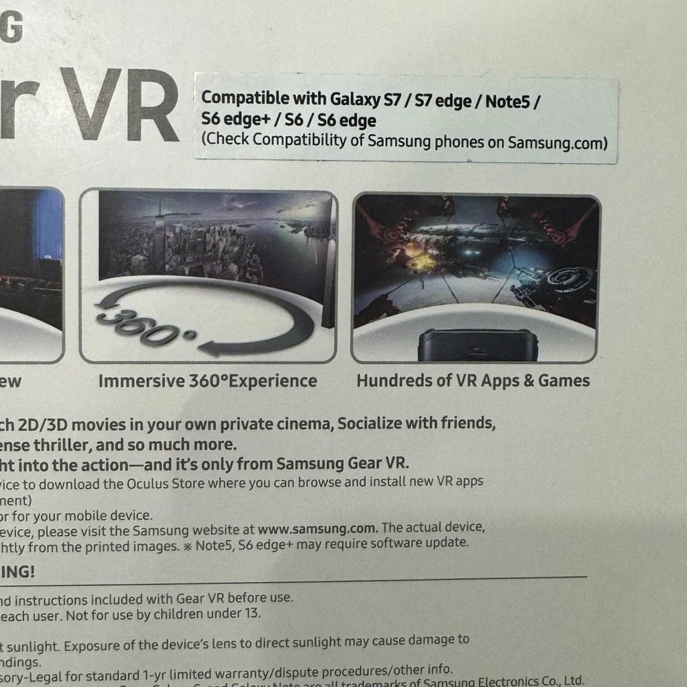 Samsung gear VR new